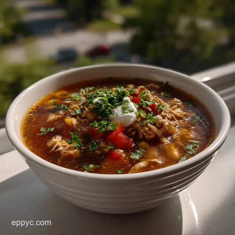 Best Chicken Taco Soup Recipe: 40-Minute Meal presentation