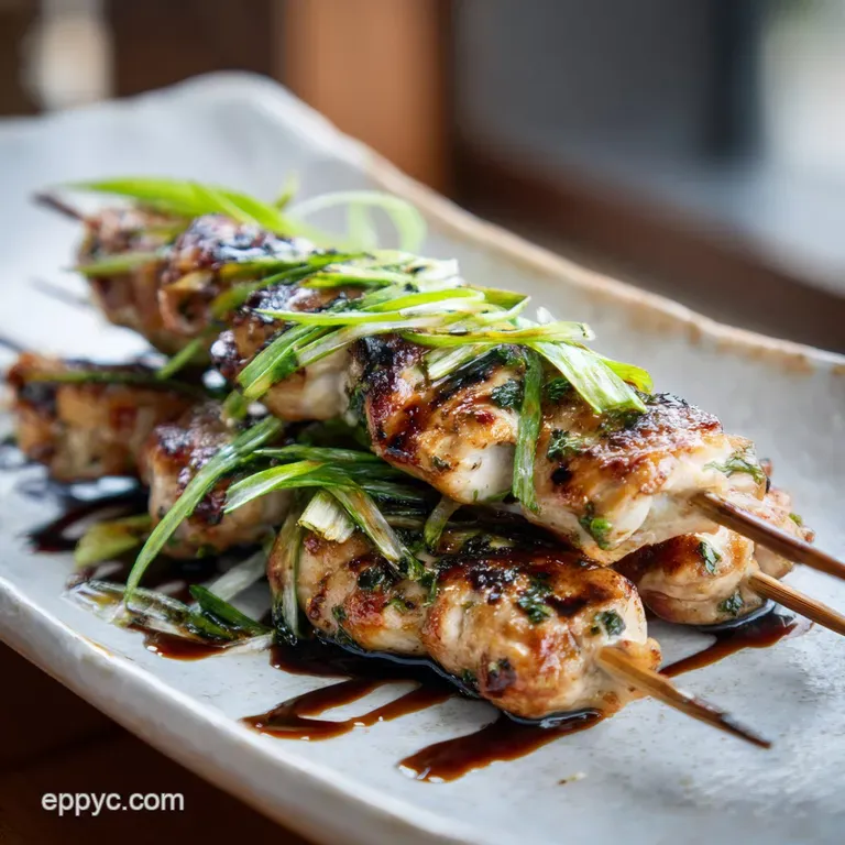 Easy Japanese Chicken Yakitori Skewers
