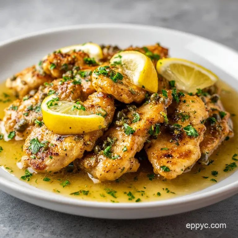 Easy Chicken Piccata with Lemon Caper Sauce