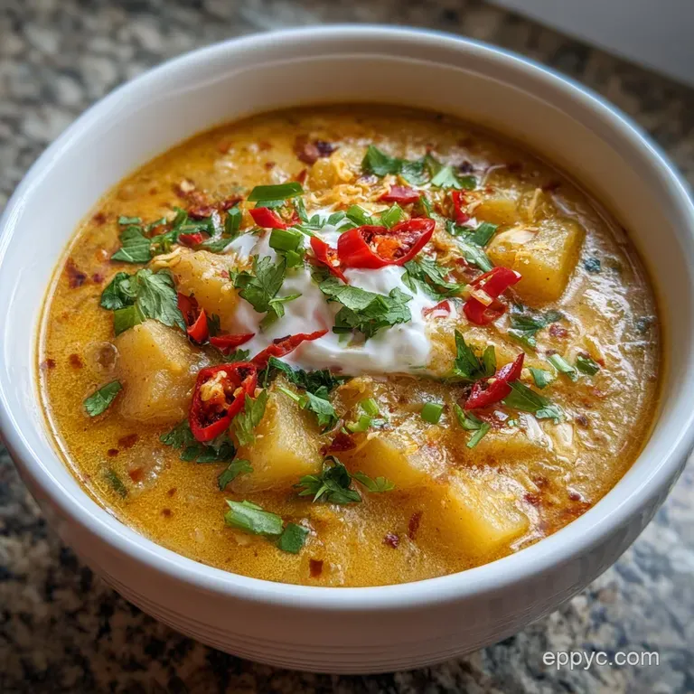 Easy Spicy Baked Potato Soup