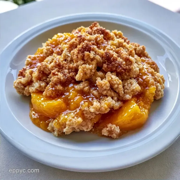 Golden Summer Peach Crisp