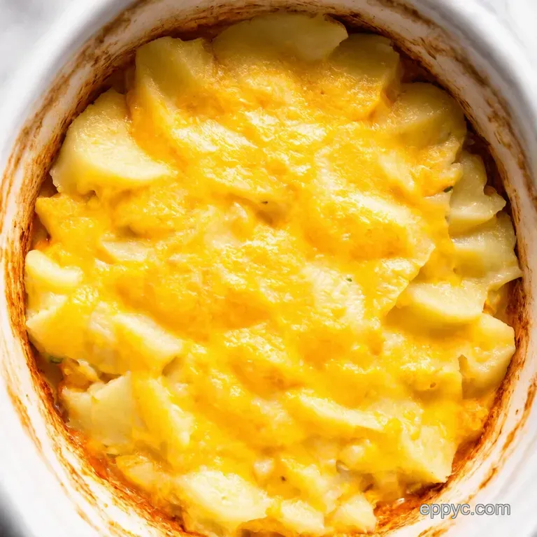Effortless Crockpot Scalloped Potatoes Cheesy Goodness