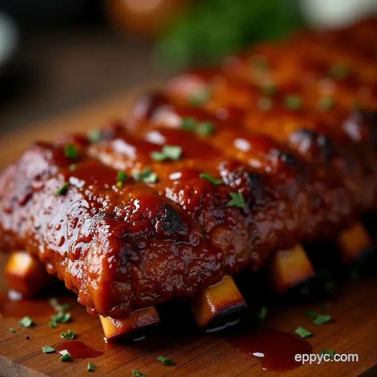 SlowSmoked Sauced The Ultimate Country Style Beef Ribs OvenSmoker Friendly presentation