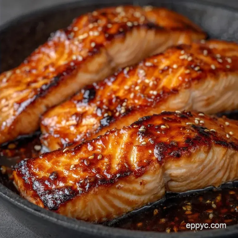 Fast Prep Glazed Salmon: Caramelized and Sticky