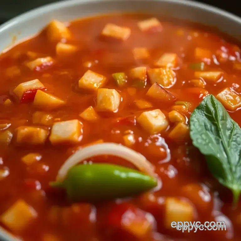 Fiery Homemade Hot Sauce: Fresh and Flavorful Pepper Sauce from Scratch presentation