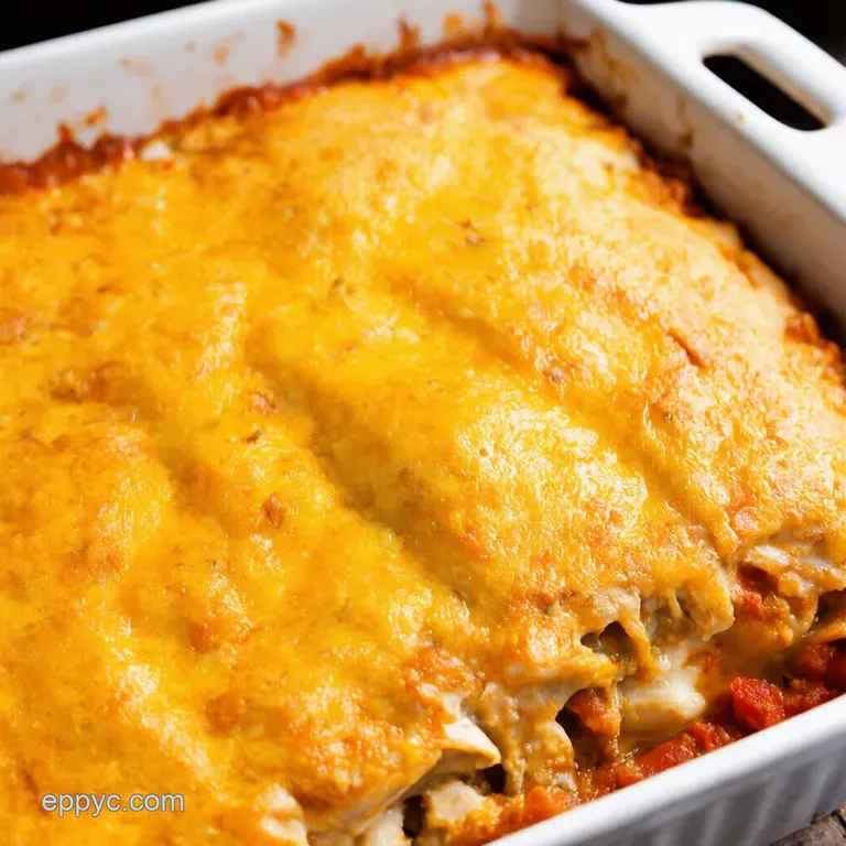 Fiesta Chicken Enchilada Casserole Comfort Food with a Kick