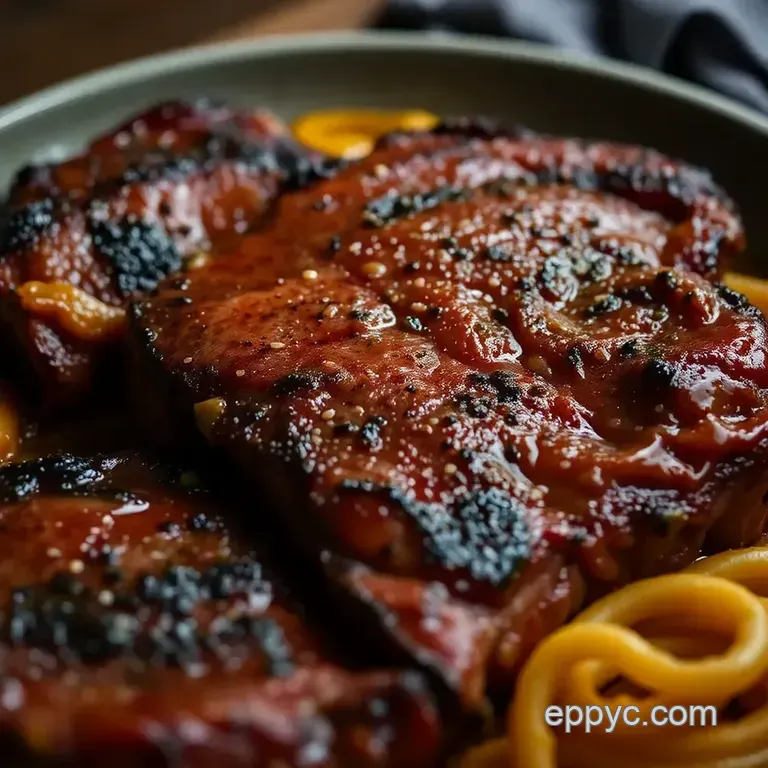 Flavorful Fort Worth Ribeye: Tender Perfection in Every Bite presentation