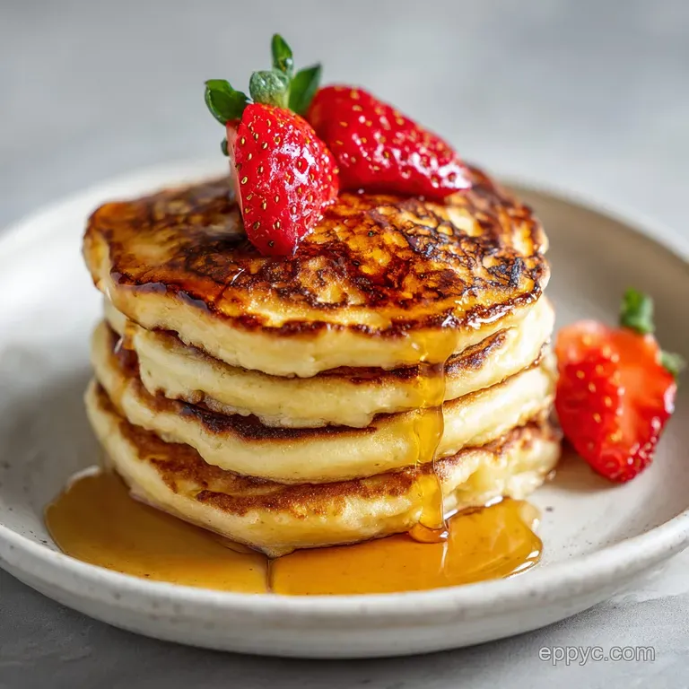 Cottage Cheese Pancakes: Silky and Crisp