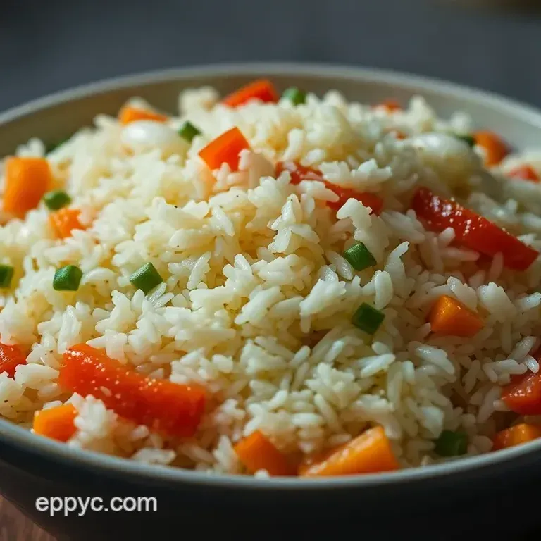 Fragrant Jasmine Rice Pilaf with Fresh Herbs and Vegetables