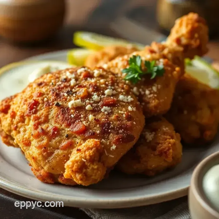My Grandmother' s Crispy Parmesan Fried Chicken: The Ultimate Comfort Dish