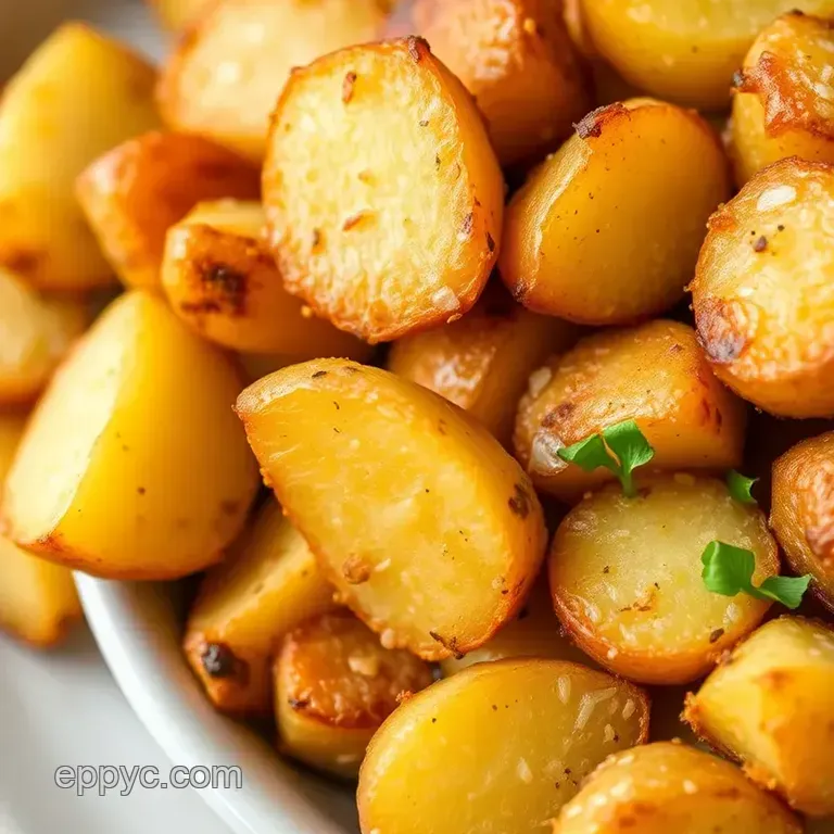 Crispy Golden Breakfast Potatoes presentation