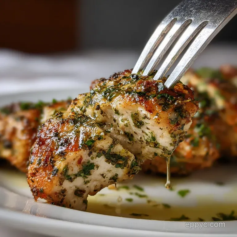 Baked Chicken Breast with Garlic and Herbs