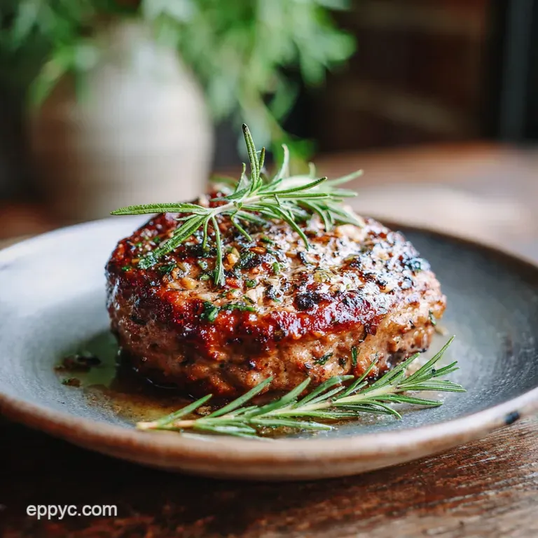 Ground Beef Recipe with Garlic and Herbs: Savory Searing