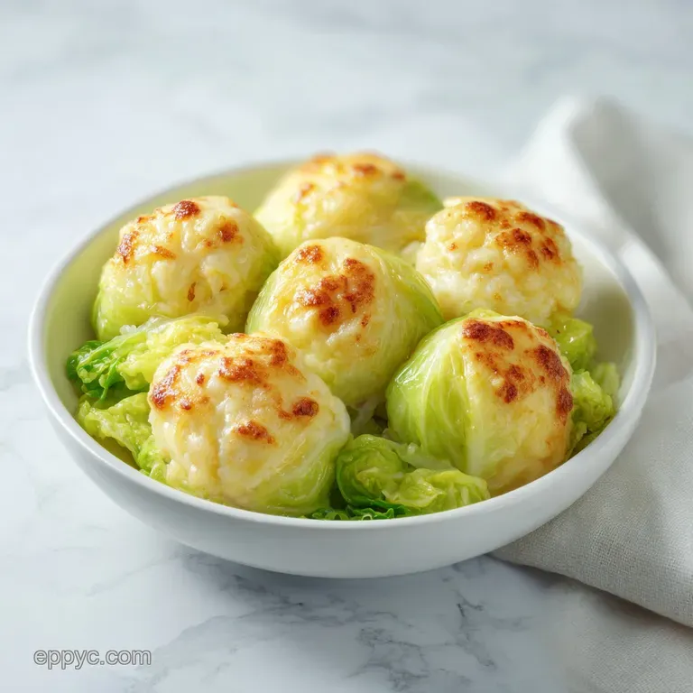 German Cabbage and Dumplings: Rich and Caramelized