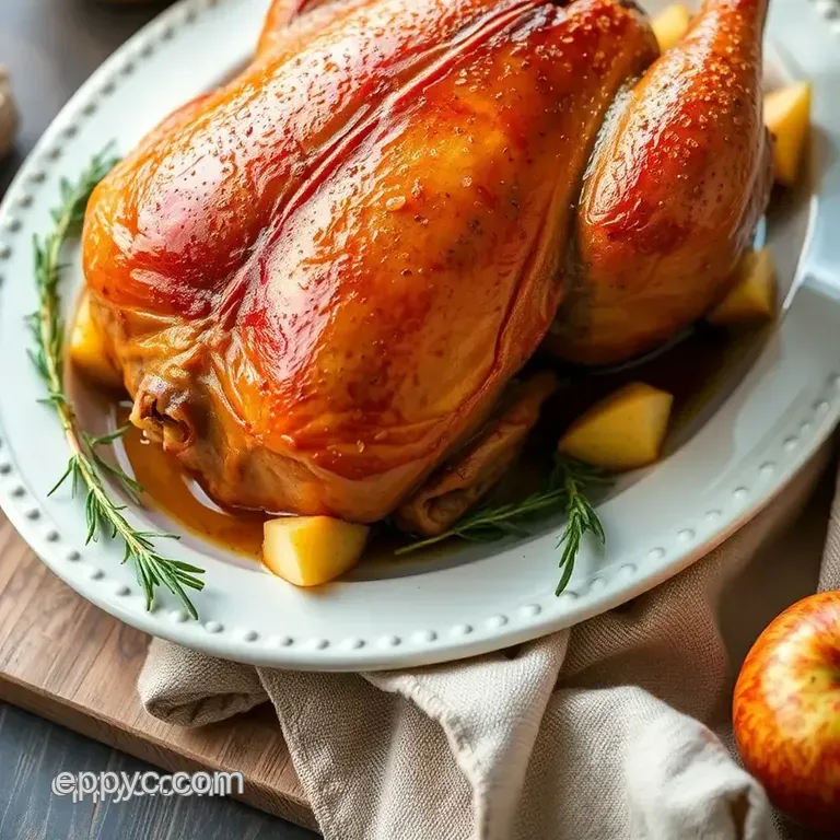 German-Style Roast Duck with Red Cabbage and Potato Dumplings presentation
