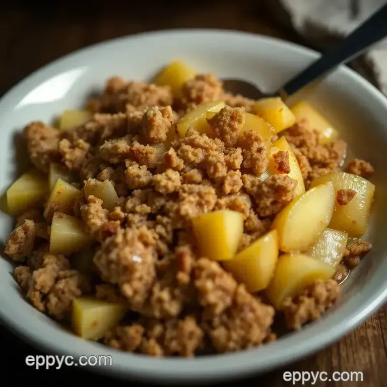 Gluten-Free Apple Crisp Delight presentation