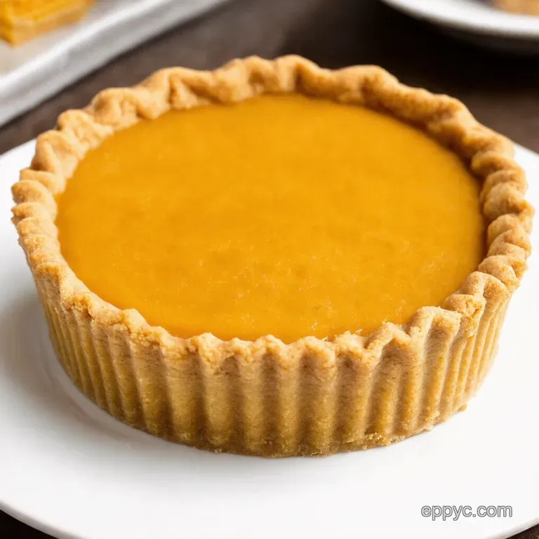 Golden Butterscotch Bliss A Slice of Homemade Pie Perfection