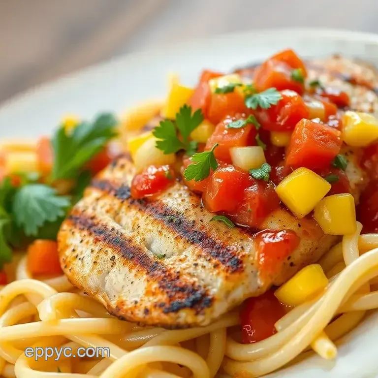 Zesty Grilled Chicken with Fresh Mango Salsa