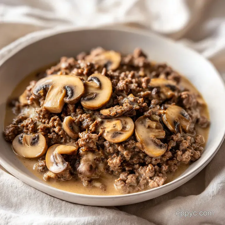 Ground Beef Stroganoff: Creamy and Savory