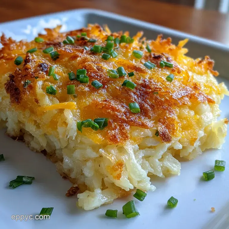 Hashbrown Casserole: Creamy & Crisp