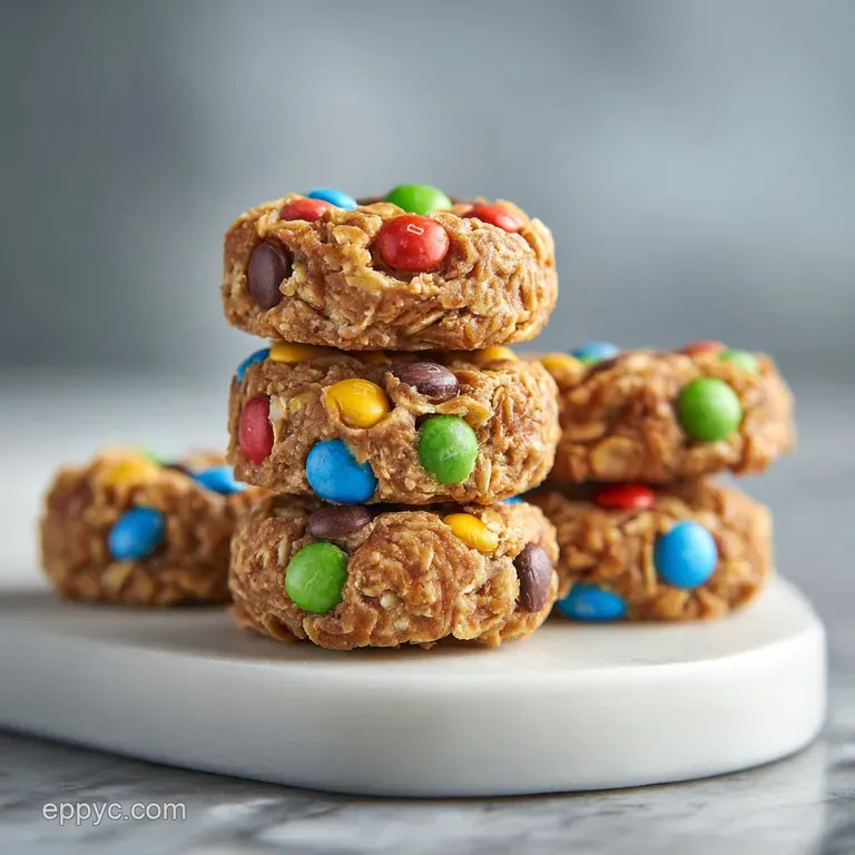 Healthy Monster Cookie Protein Ball Easy No Bake