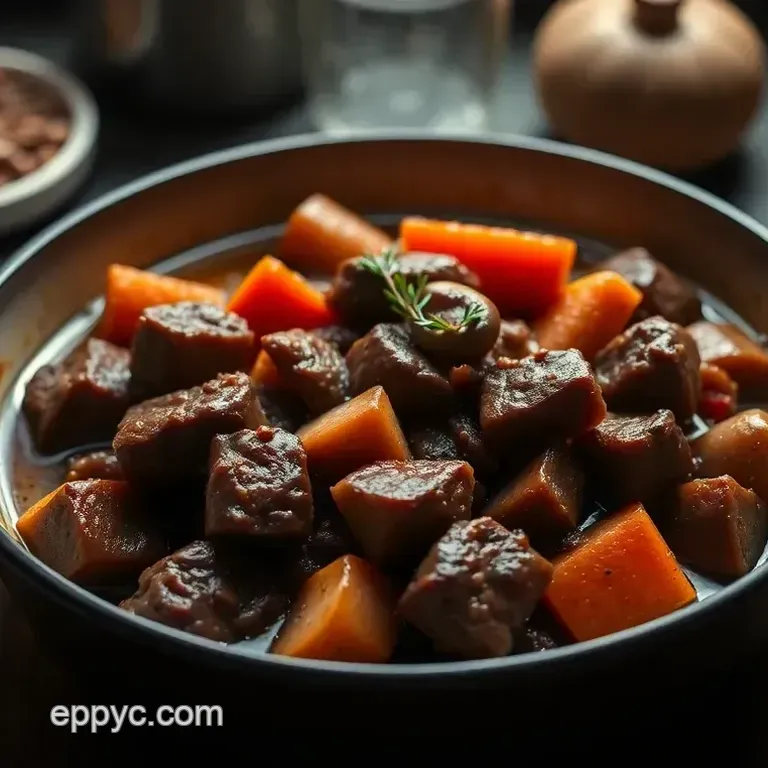 Hearty Beef Bourguignon in a Dutch Oven