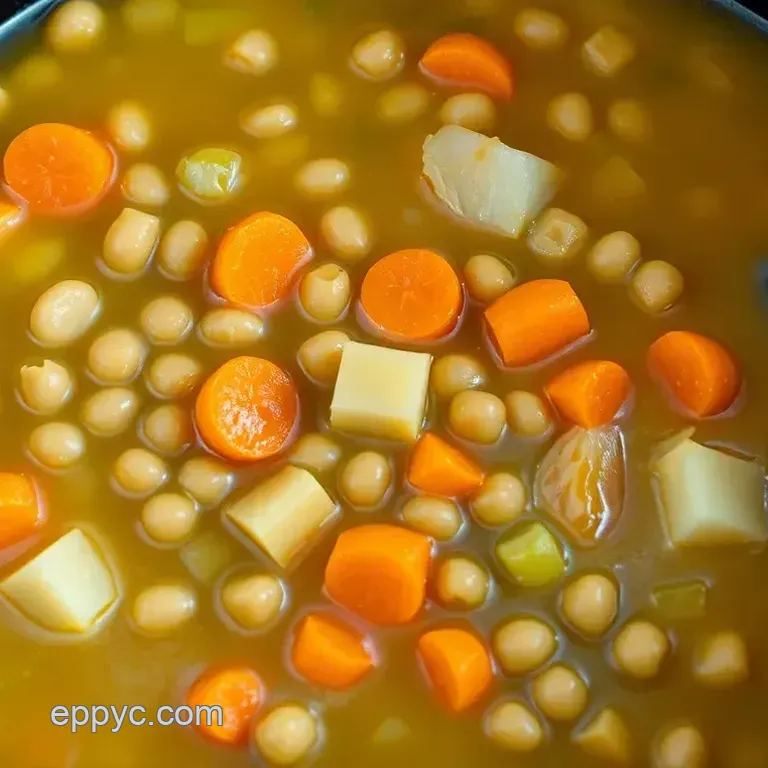 Hearty Split Pea Soup in the Crock Pot
