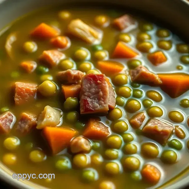 Hearty Split Pea Soup with Ham: A Cozy Classic You’ll Love