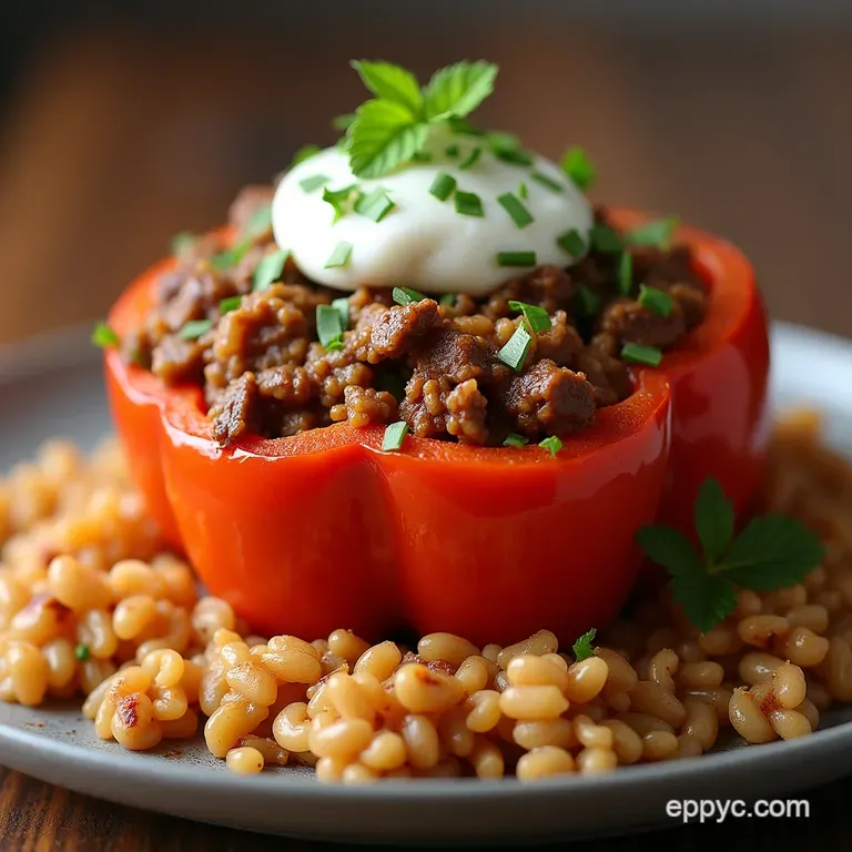 The Ultimate Hearty Stuffed Pepper Filling Recipe Classic Beef Rice