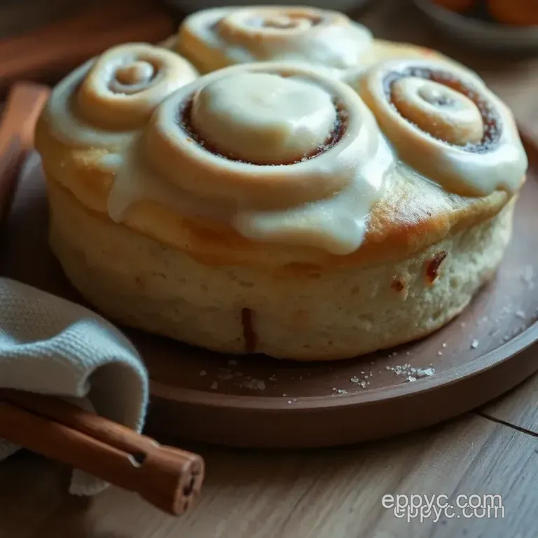 Heavenly Cinnamon Sweet Rolls presentation