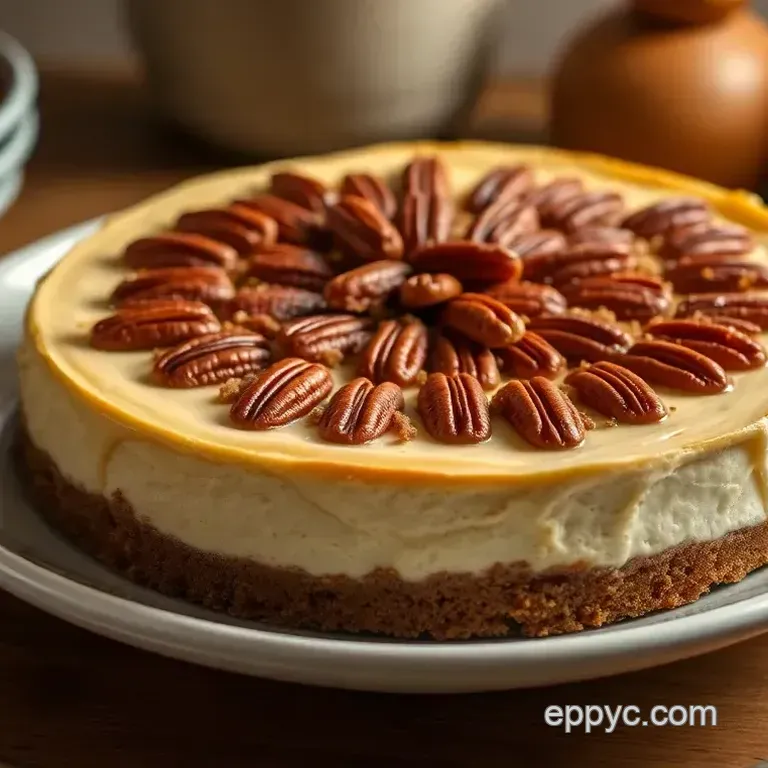 Heavenly Pecan Pie Cheesecake