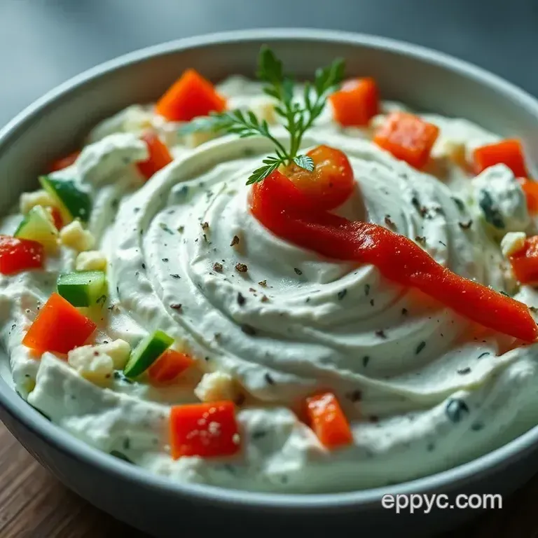Herbed Vegetable Cream Cheese Delight