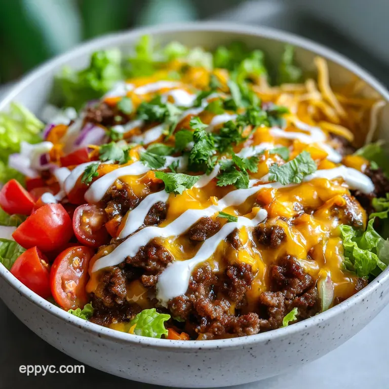 HighProtein Cheeseburger Bowls Recipe