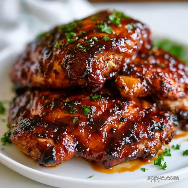 Honey BBQ Crockpot Chicken: Sticky and Smoky