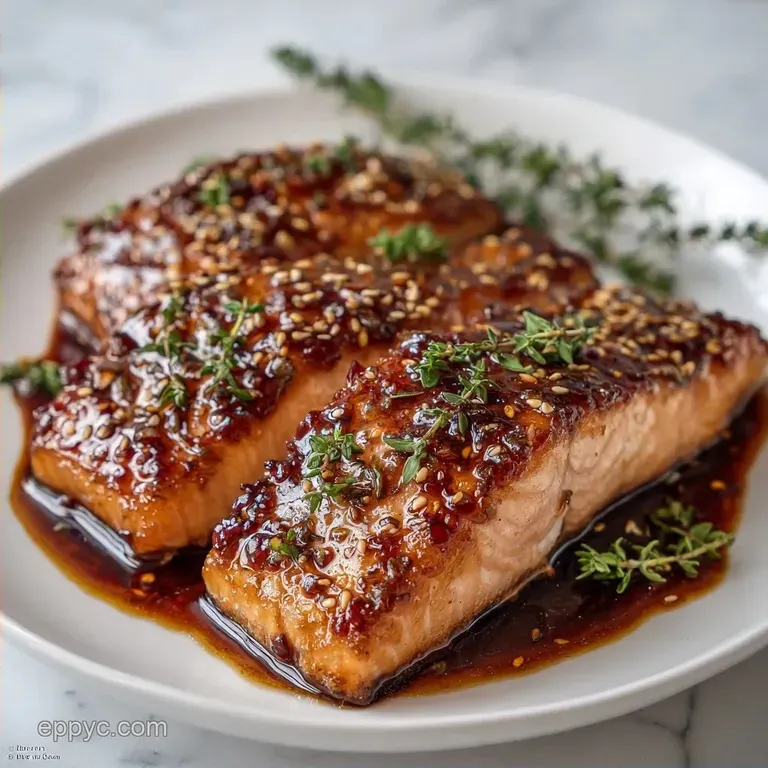 Honey Garlic Salmon Bake: Healthy and Sticky