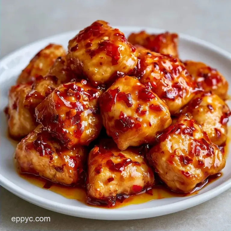 Easy Hot Honey Chicken Bowls with Broccoli