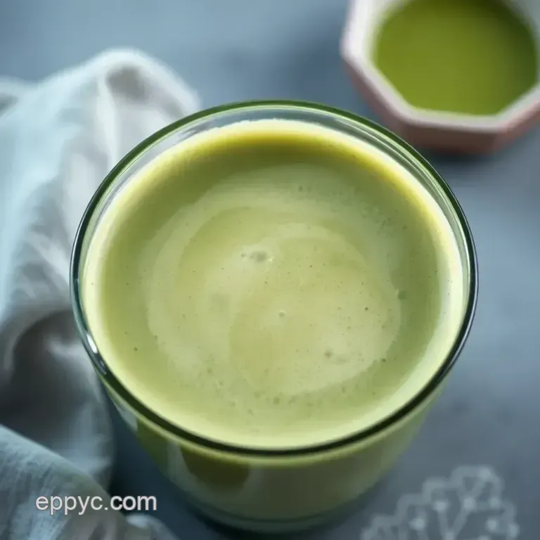 Iced Matcha Latte: A Refreshing Green Delight presentation