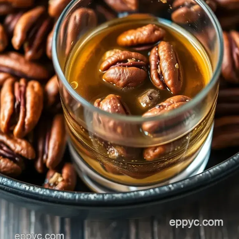 Pecan Spice Infused Bourbon presentation