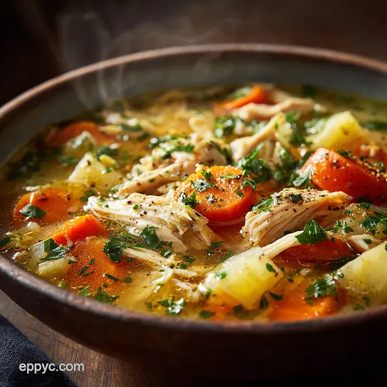 Instant Pot Chicken Soup the Classic Get Well Soon Broth Made in Under an Hour presentation