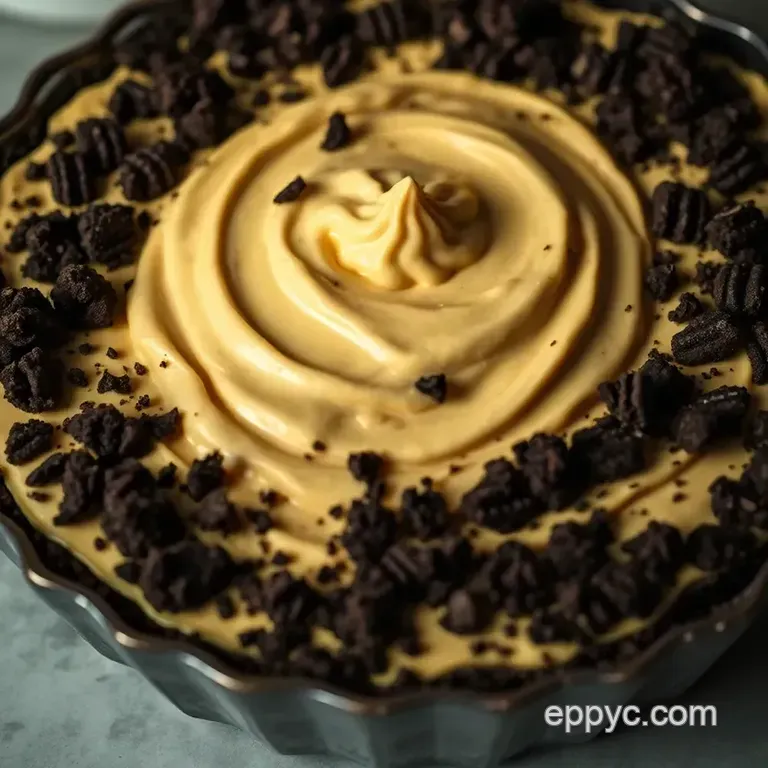 Irresistibly Creamy Peanut Butter Pie presentation