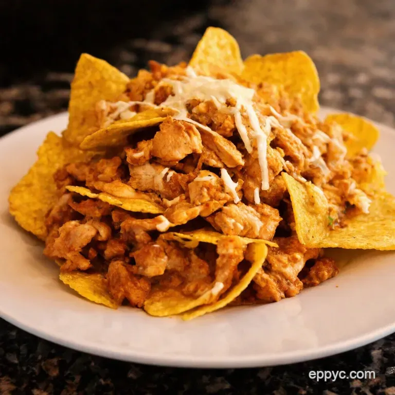 Killer Chicken Nachos From Oven to Awesome in Under an Hour presentation
