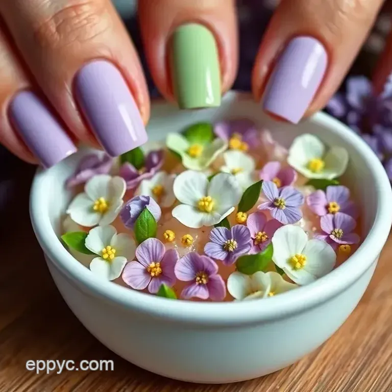 Lovely Lavender Mother s Day Nails: A Floral Fantasy for Your Fingers
