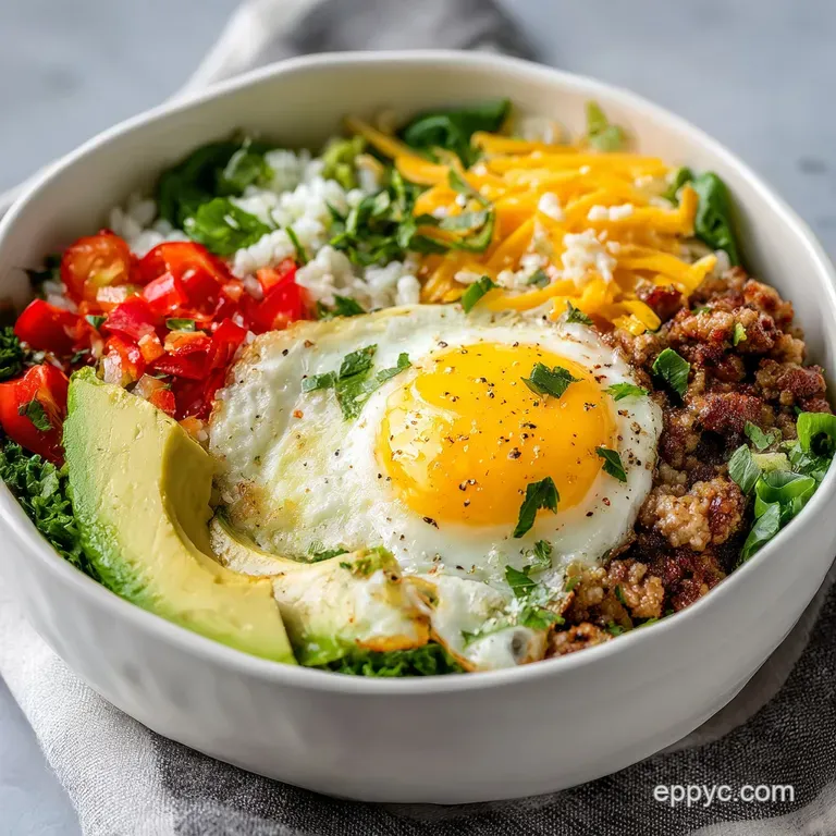 Easy Low Carb 25min ProteinPacked Breakfast Bowl