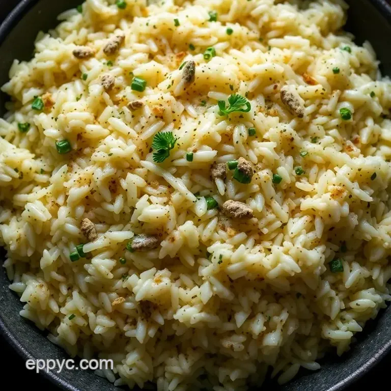 Luscious Lemon Herb Risotto presentation
