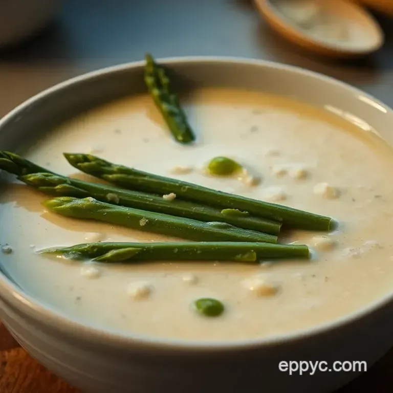 Luxurious recipe for cream of asparagus soup: My Family Favorite