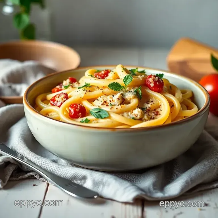 Quick & Creamy Pasta Sauce in 15 Minutes presentation