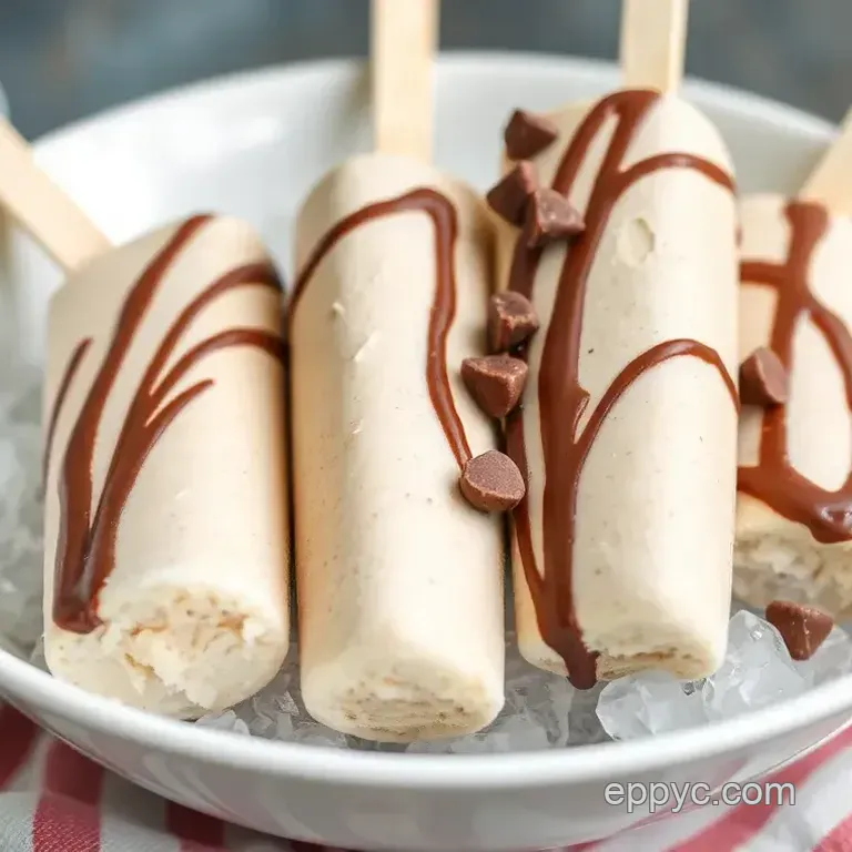 Decadent Chocolate Ice Cream Pops