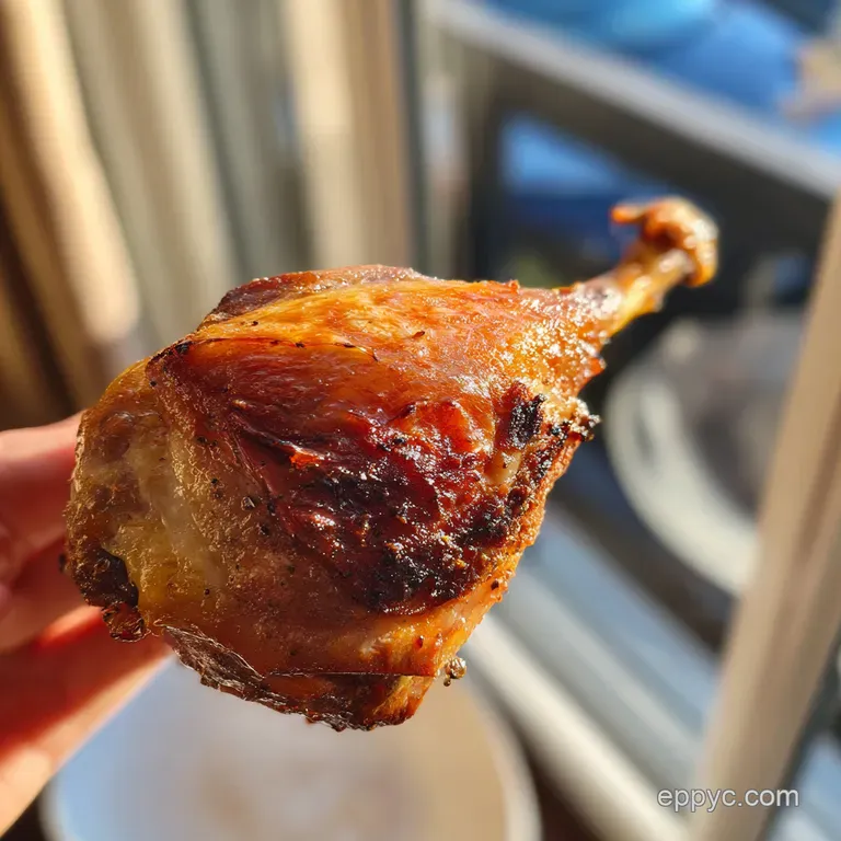 Managed Perfection LowandSlow Duck Leg Confit presentation