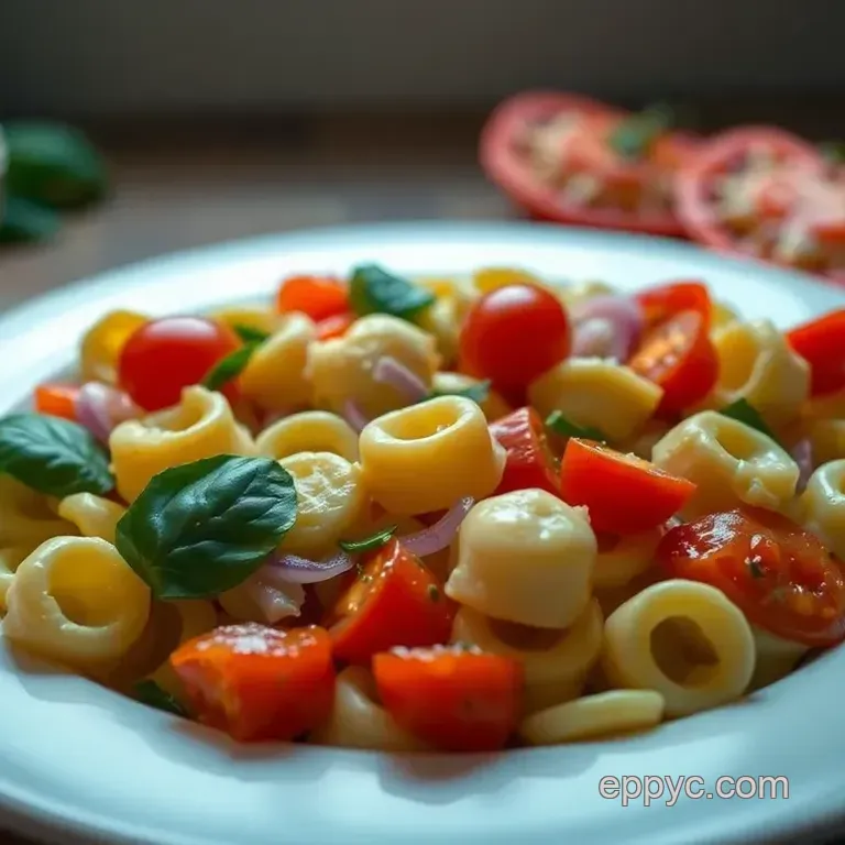 Mediterranean Tortellini Pasta Salad Delight