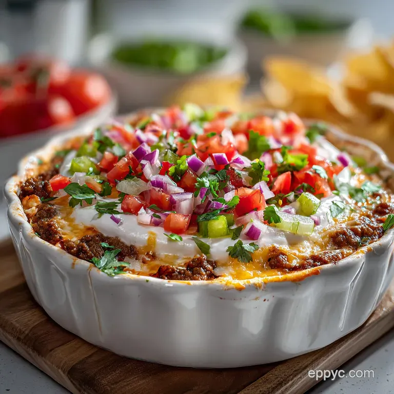 Mexican 7 Layer Dip: Velvety Cream Finish